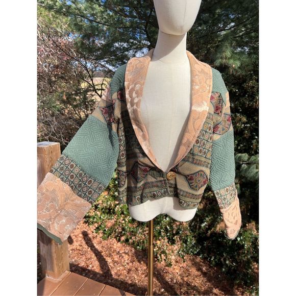 Boho fairy canvas jacket - Picture 1 of 7